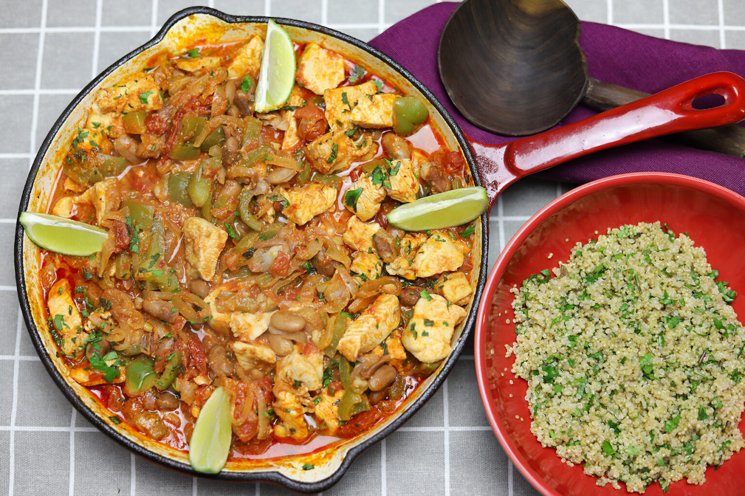 Receita De Guisado De Frango E Feijão Com Quinoa De Ervas E Lima Clara De Sousa 2278