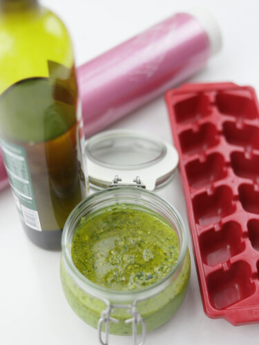 Como conservar pesto